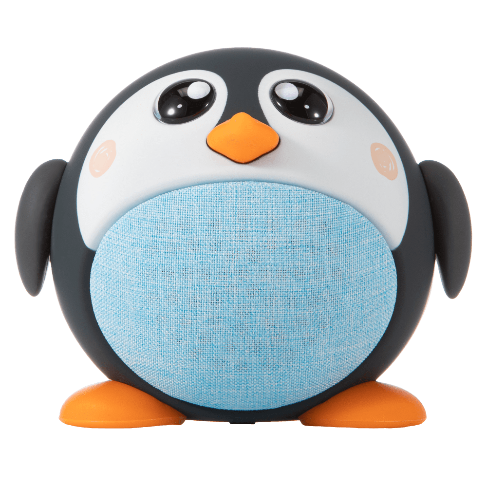 Wholesale cell phone accessory Planet Buddies - Penguin Bluetooth Speaker - Black and White