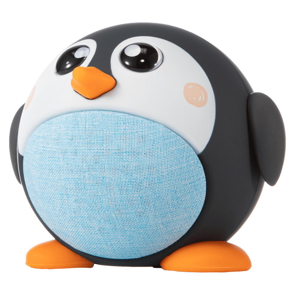 Wholesale cell phone accessory Planet Buddies - Penguin Bluetooth Speaker - Black and White