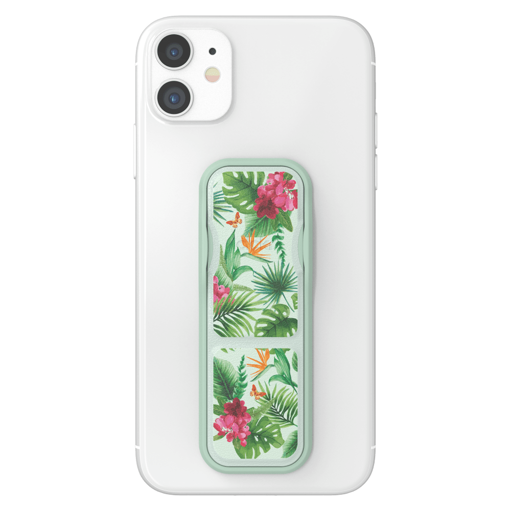 Wholesale cell phone accessory CLCKR - SS23 Universal Stand and Grip - Tropical Flowers