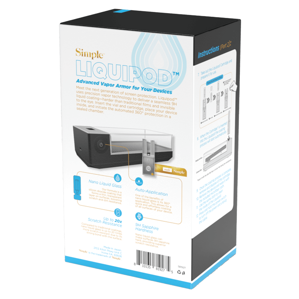 Wholesale cell phone accessory Simple - Liquipod Cure Box - Black