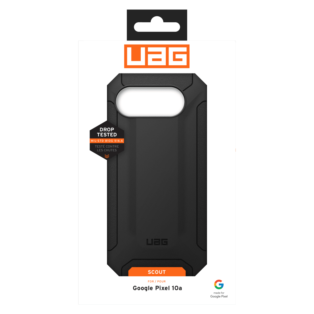 Wholesale cell phone accessory Urban Armor Gear (UAG) - Scout Case for Google Pixel 10a - Black