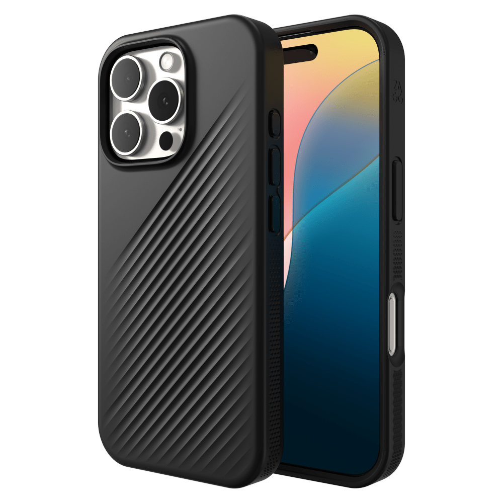 Wholesale cell phone accessory ZAGG - Luxe Snap MagSafe Case for Apple iPhone 16 Pro - Black