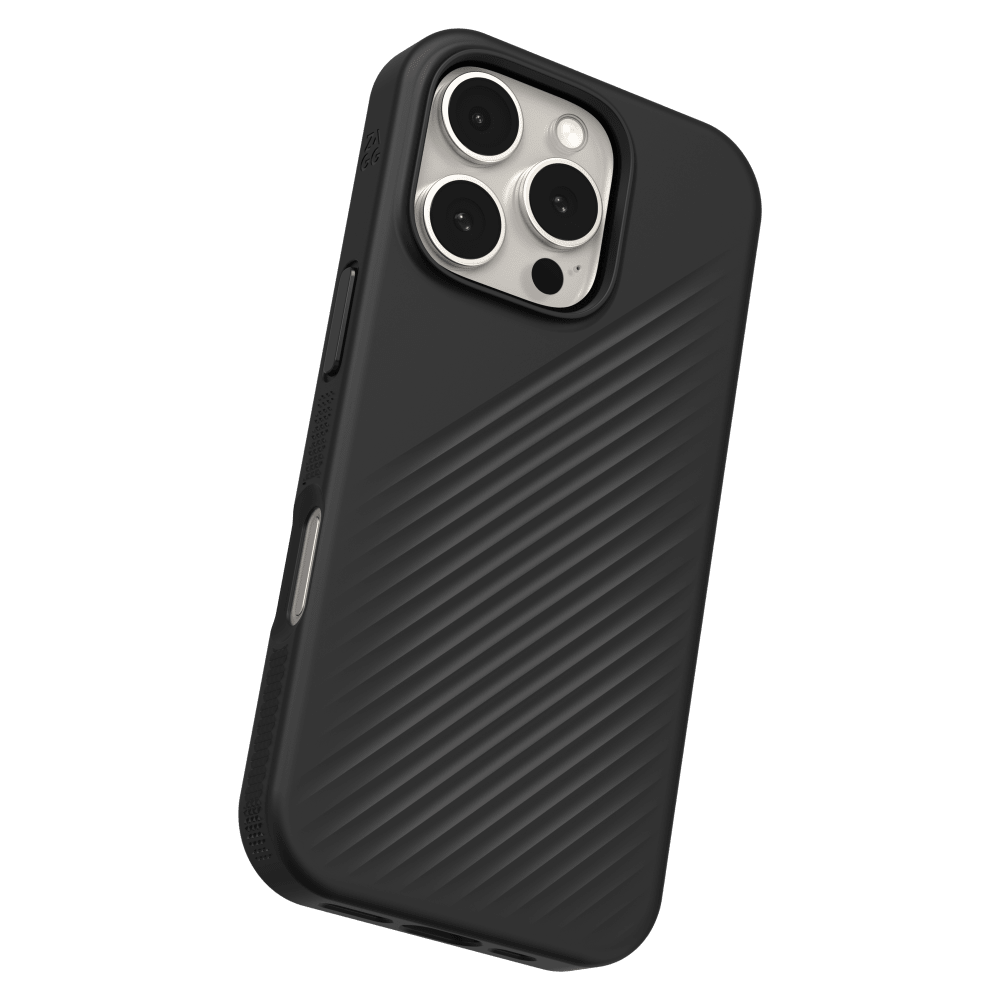 Wholesale cell phone accessory ZAGG - Luxe Snap MagSafe Case for Apple iPhone 16 Pro - Black