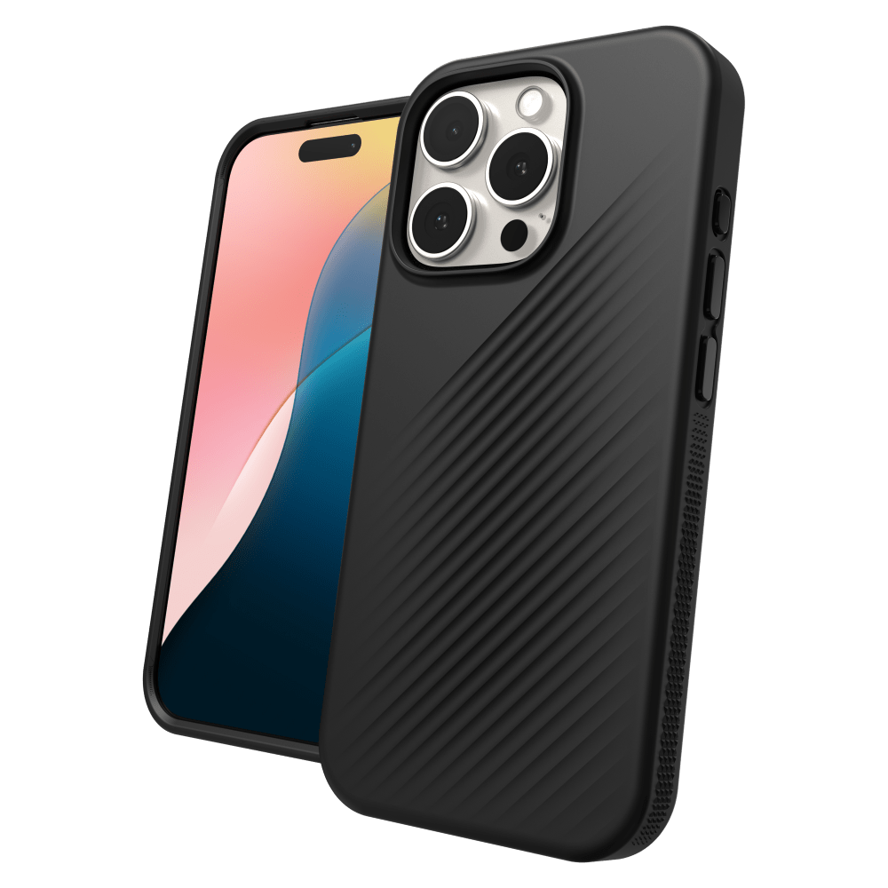 Wholesale cell phone accessory ZAGG - Luxe Snap MagSafe Case for Apple iPhone 16 Pro - Black