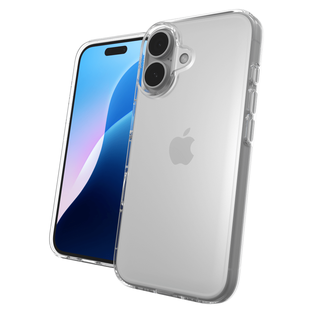 Wholesale cell phone accessory ZAGG - Crystal Palace Lite Case for Apple iPhone 16 - Clear