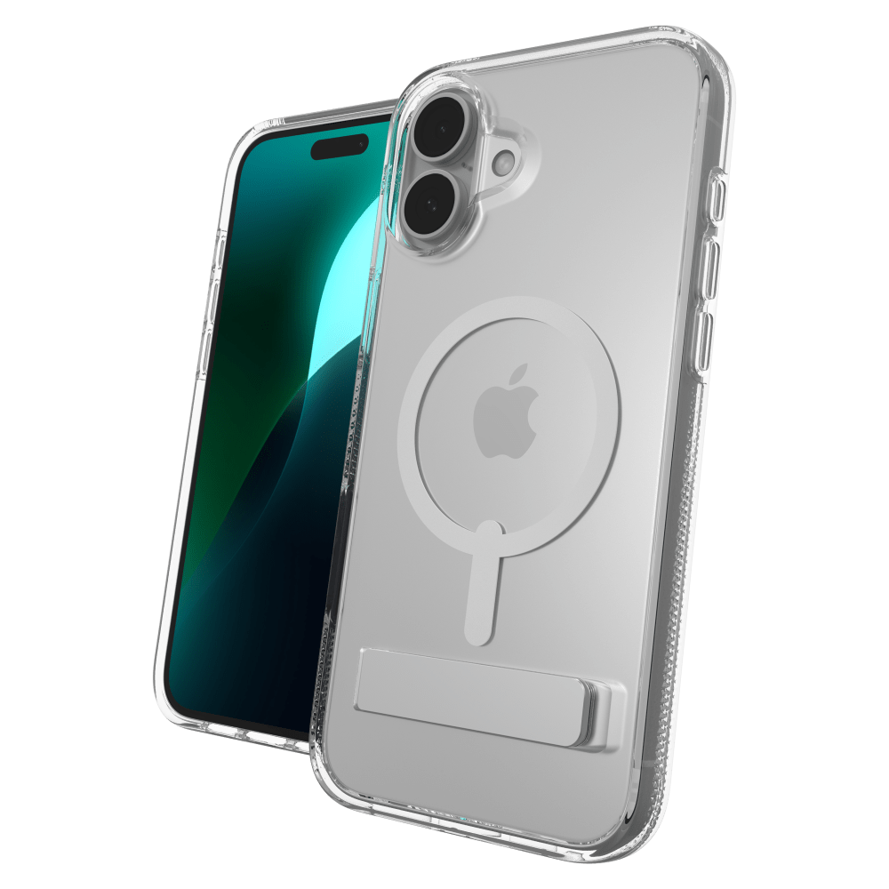Wholesale cell phone accessory ZAGG - Crystal Palace Snap MagSafe Case with Kickstand for Apple