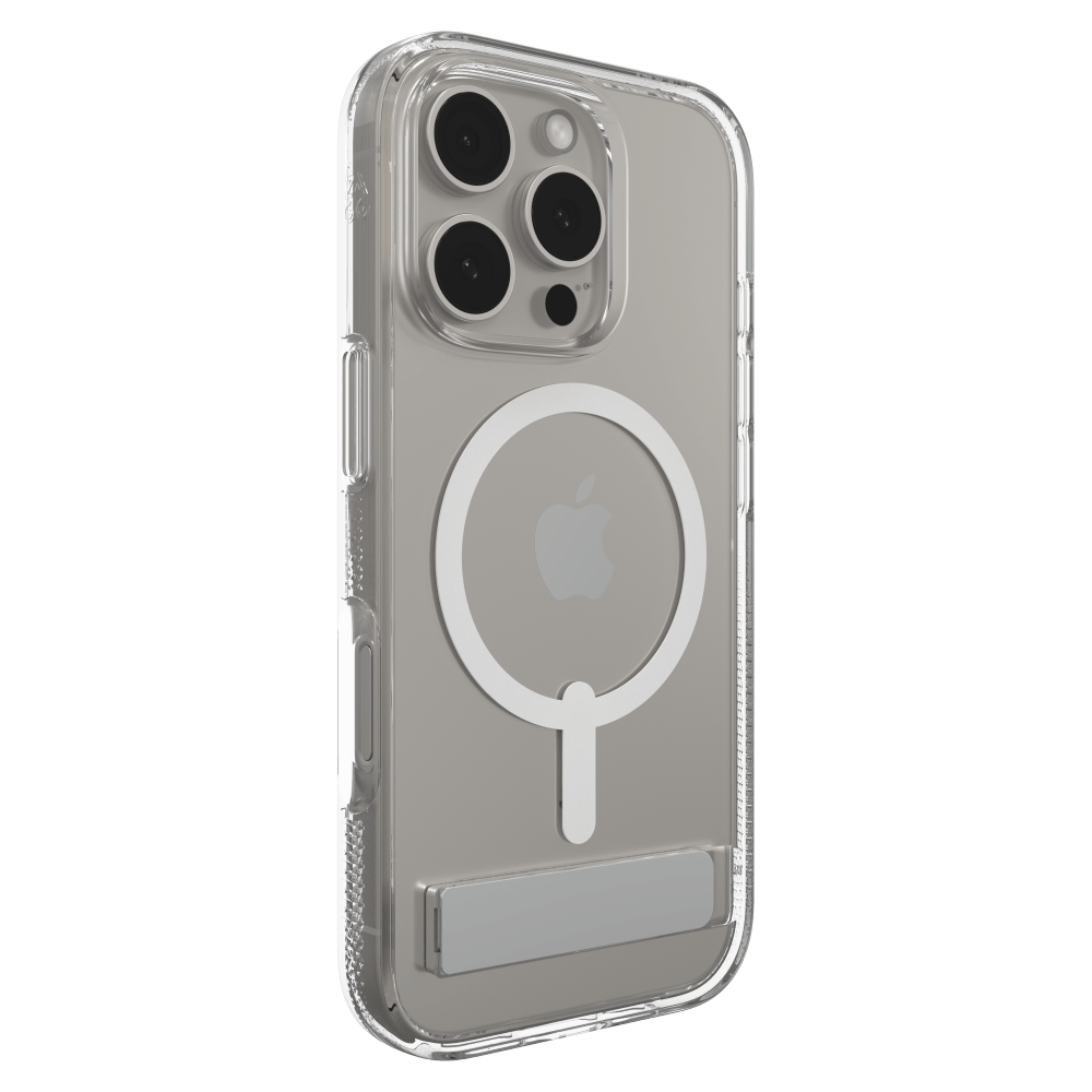 Wholesale cell phone accessory ZAGG - Crystal Palace Snap MagSafe Case with Kickstand for Apple