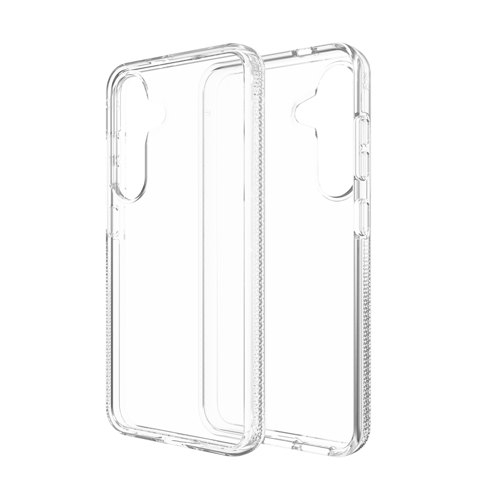 Wholesale cell phone accessory ZAGG - Crystal Palace Case for Samsung Galaxy S25 - Clear