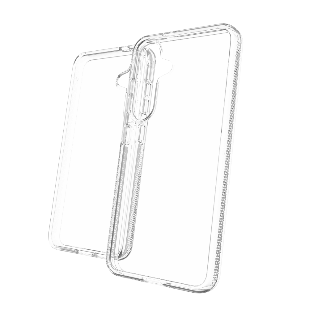 Wholesale cell phone accessory ZAGG - Crystal Palace Case for Samsung Galaxy S25 - Clear