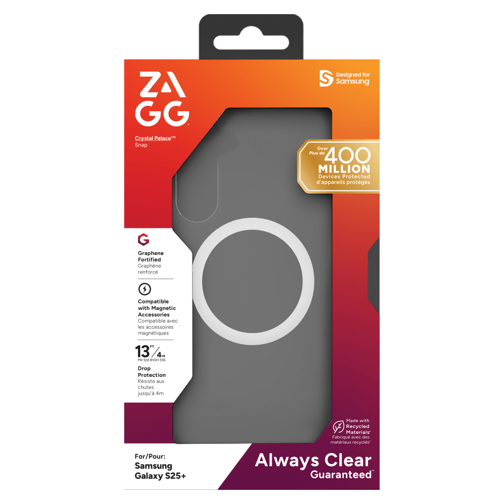 Wholesale cell phone accessory ZAGG - Crystal Palace Snap MagSafe Case for Samsung Galaxy S25