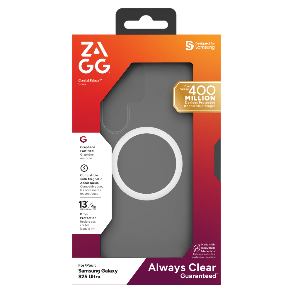 Wholesale cell phone accessory ZAGG - Crystal Palace Snap MagSafe Case for Samsung Galaxy S25