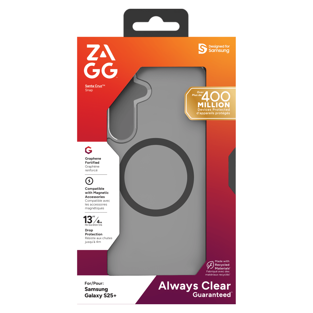 Wholesale cell phone accessory ZAGG - Santa Cruz Snap MagSafe Case for Samsung Galaxy S25 Plus