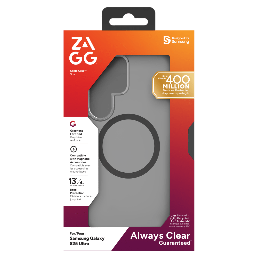 Wholesale cell phone accessory ZAGG - Santa Cruz Snap MagSafe Case for Samsung Galaxy S25 Ultra