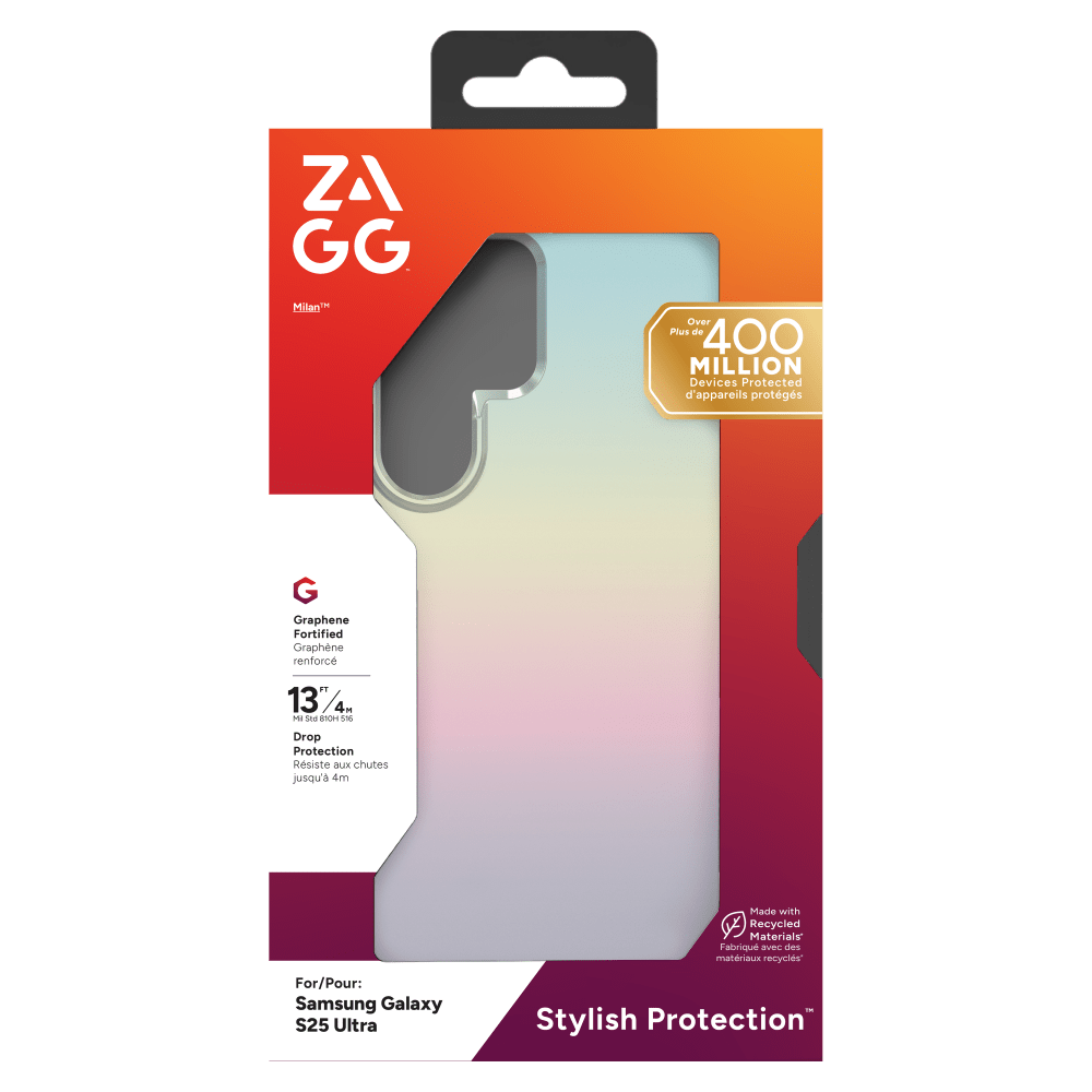 Wholesale cell phone accessory ZAGG - Milan Case for Samsung Galaxy S25 Ultra - Iridescent