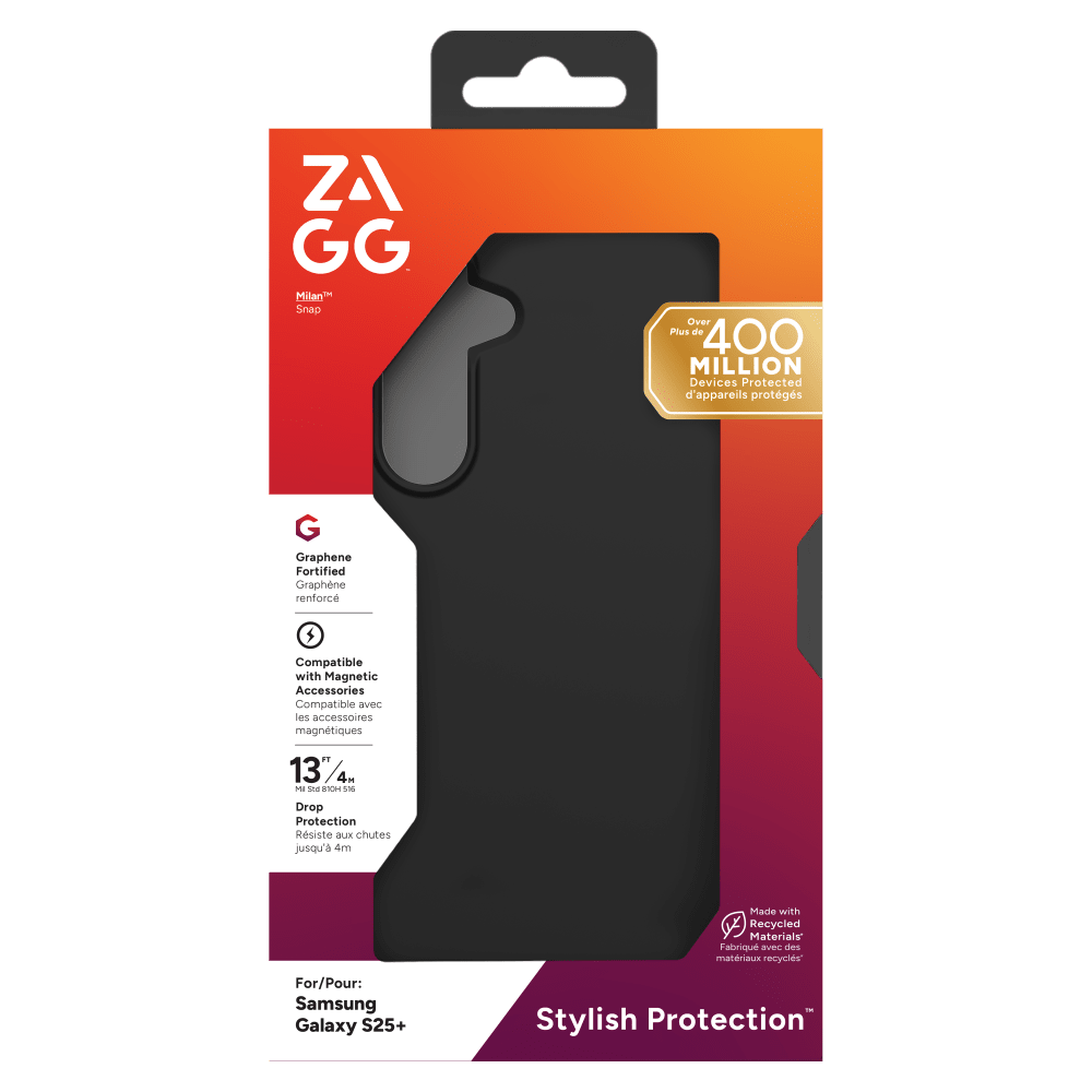 Wholesale cell phone accessory ZAGG - Milan Snap Opaque Case for Samsung Galaxy S25 Plus -
