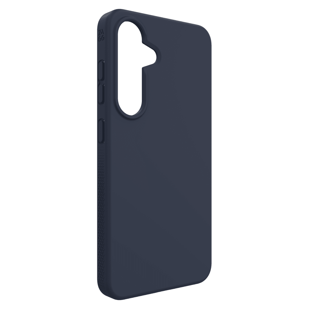 Wholesale cell phone accessory ZAGG - Milan Snap Opaque Case for Samsung Galaxy S25 - Navy