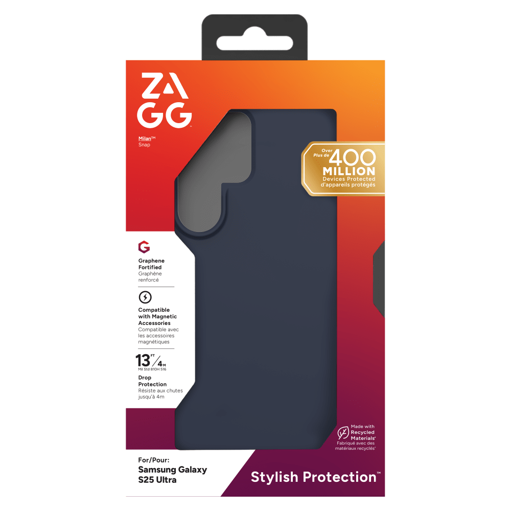Wholesale cell phone accessory ZAGG - Milan Snap Opaque Case for Samsung Galaxy S25 Ultra -