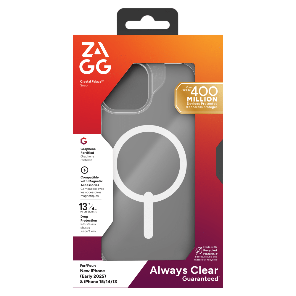 Wholesale cell phone accessory ZAGG - Crystal Palace Snap MagSafe Case for Apple iPhone 16e