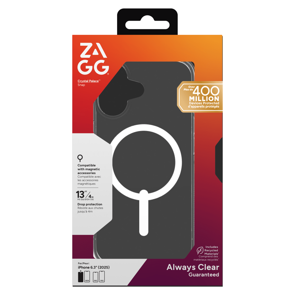 Wholesale cell phone accessory ZAGG - Crystal Palace Snap MagSafe Case for Apple iPhone 17 -