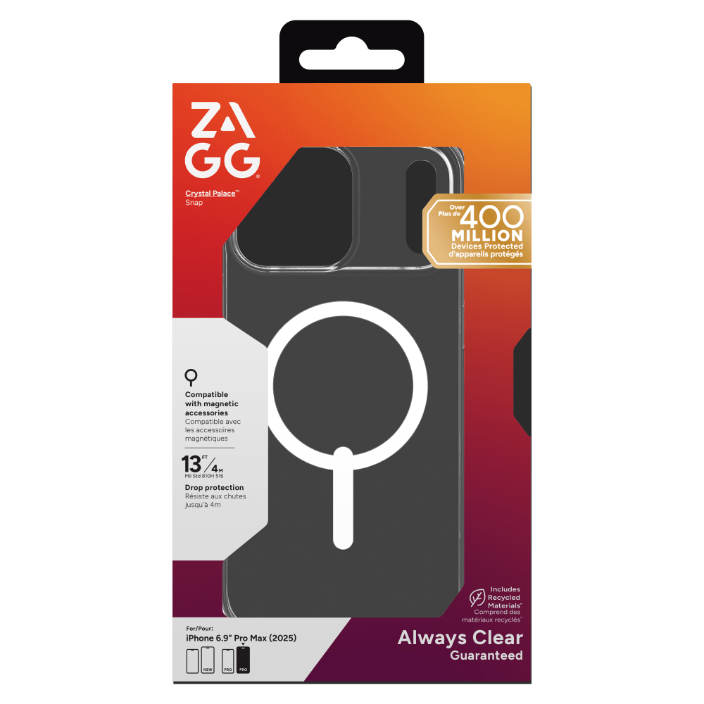 Wholesale cell phone accessory ZAGG - Crystal Palace Snap MagSafe Case for Apple iPhone 17
