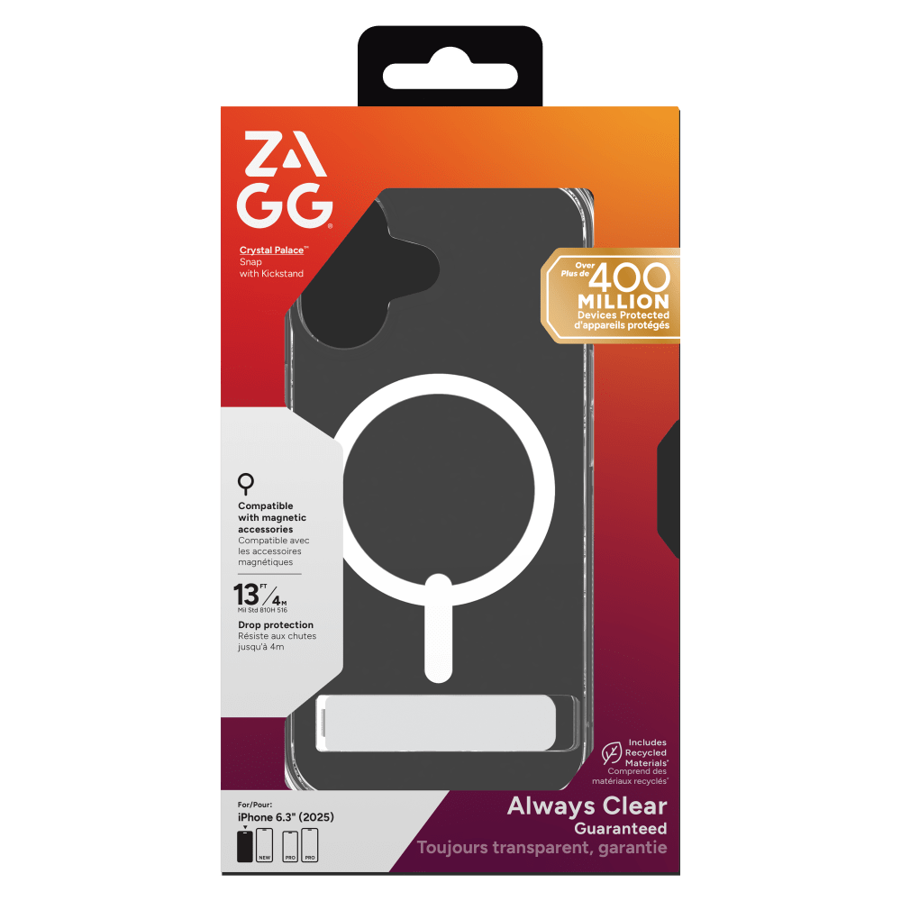 Wholesale cell phone accessory ZAGG - Crystal Palace Snap Case with Kickstand for Apple iPhone