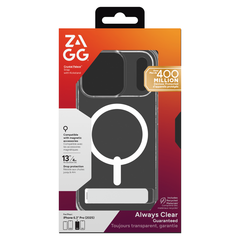 Wholesale cell phone accessory ZAGG - Crystal Palace Snap Case with Kickstand for Apple iPhone