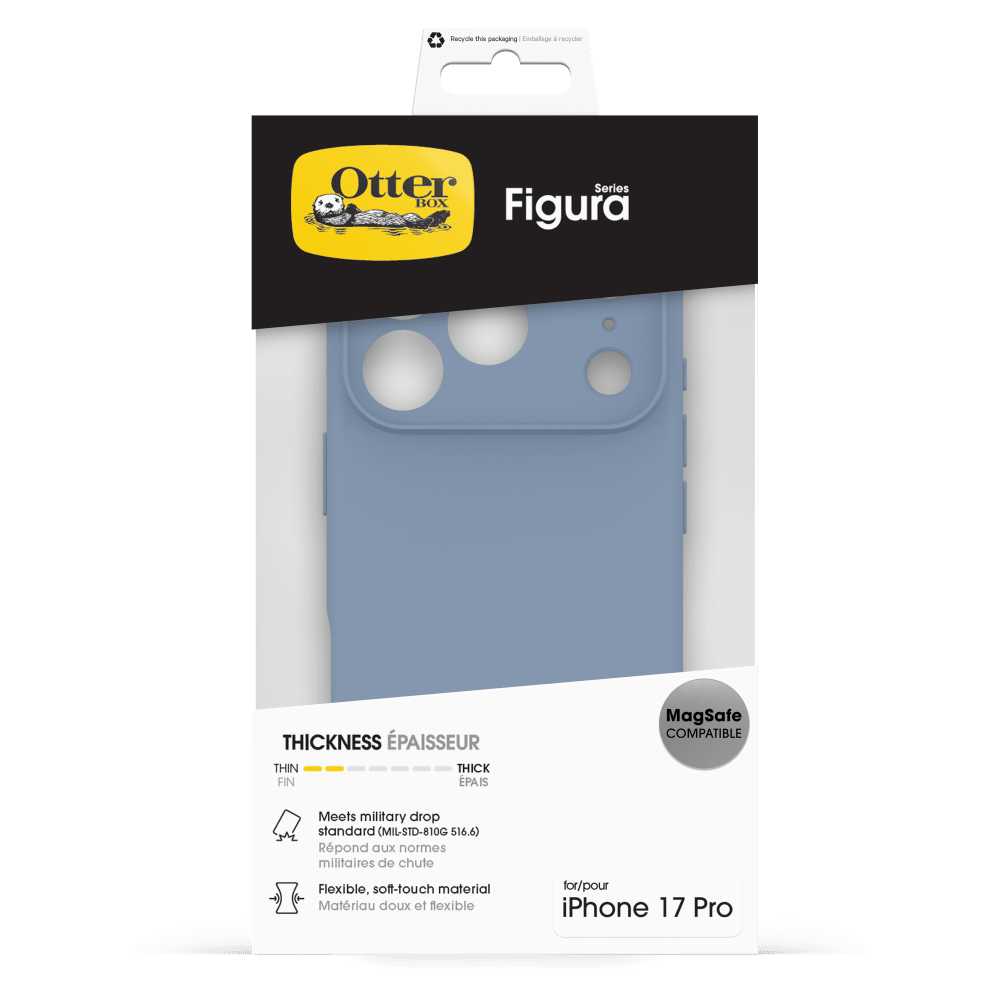 Wholesale cell phone accessory OtterBox - Figura Case for Apple iPhone 17 Pro - Polus Blue