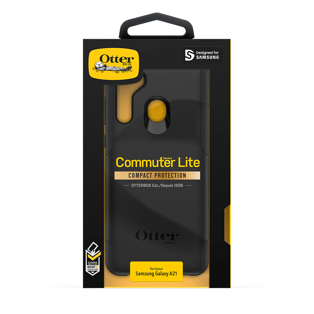 Wholesale cell phone accessory OtterBox - Commuter Lite Case for Samsung Galaxy A21 - Black