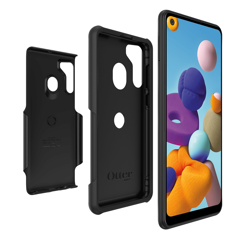 Wholesale cell phone accessory OtterBox - Commuter Lite Case for Samsung Galaxy A21 - Black