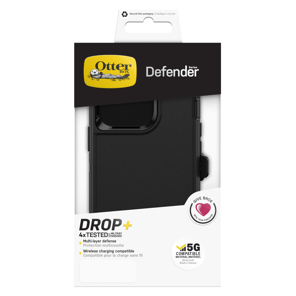 Wholesale cell phone accessory Otterbox - Defender Case for Apple iPhone 13 Pro  - Black