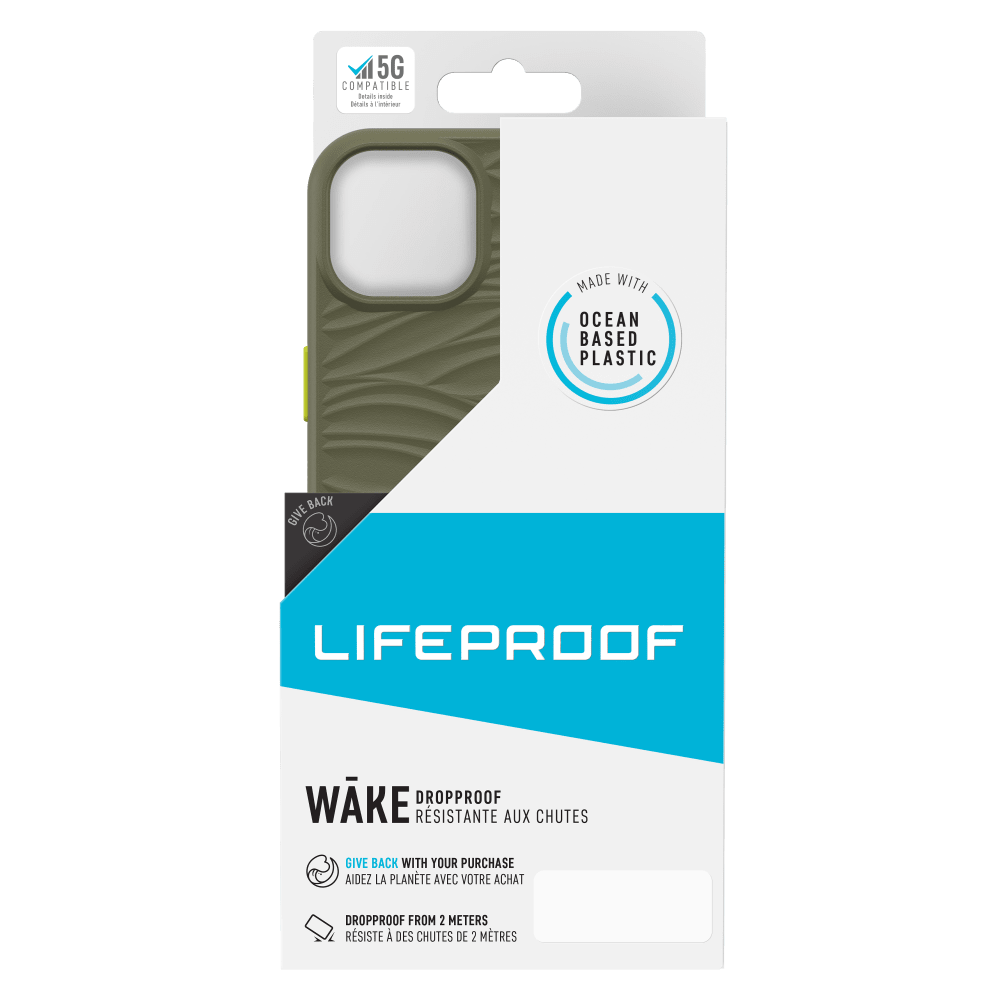 Wholesale cell phone accessory LifeProof - WAKE Case for Apple iPhone 13  - Gambit Green