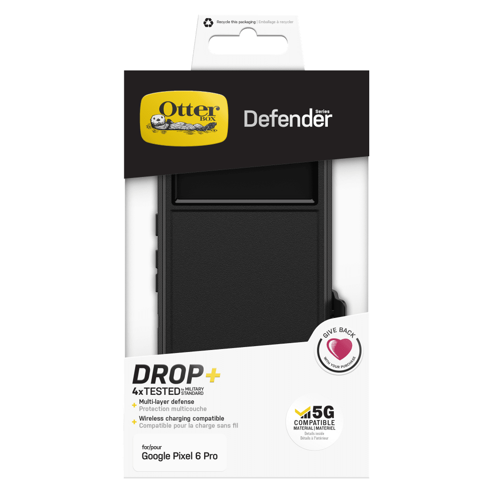 Wholesale cell phone accessory OtterBox - Defender Case for Google Pixel 6 Pro - Black