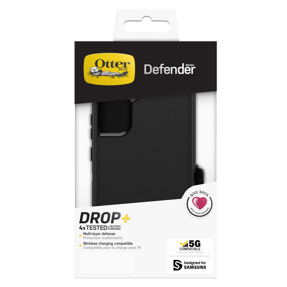 Wholesale cell phone accessory OtterBox - Defender Case for Samsung Galaxy S22  - Black