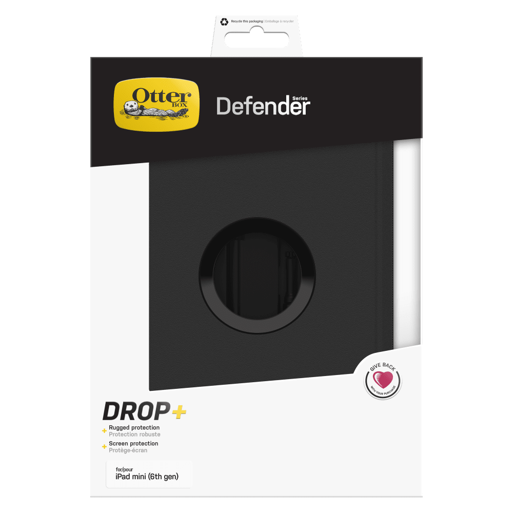 Wholesale cell phone accessory OtterBox - Defender Case for Apple iPad mini 6 - Black