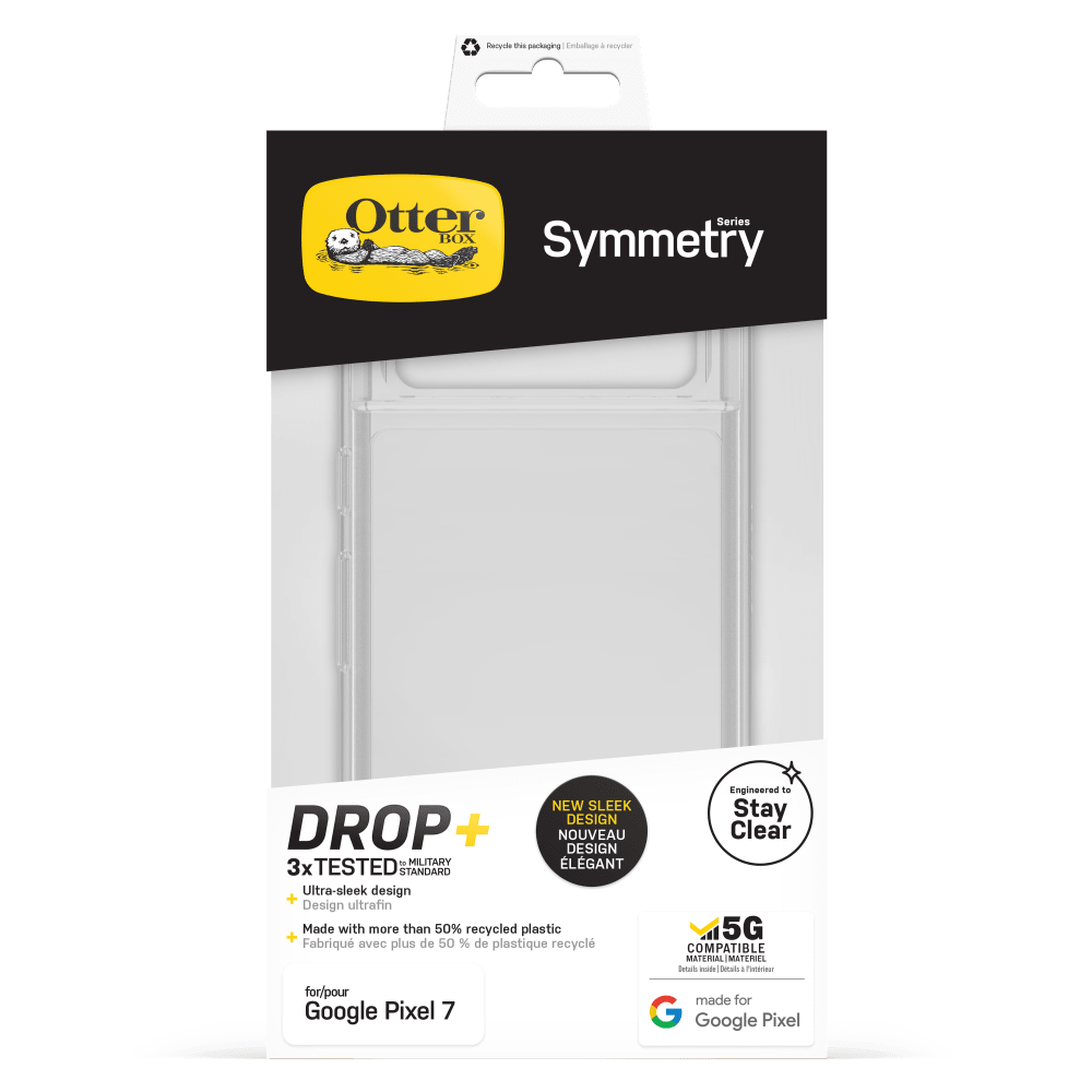 Wholesale cell phone accessory OtterBox - Symmetry Case for Google Pixel 7  - Clear