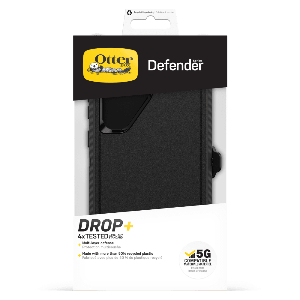 Wholesale cell phone accessory OtterBox - Defender Case for Samsung Galaxy S23 Ultra  - Black