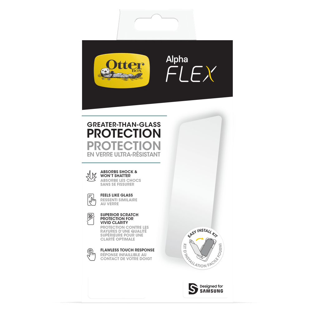 Wholesale cell phone accessory OtterBox - Alpha Flex Antimicrobial Screen Protector for Samsung