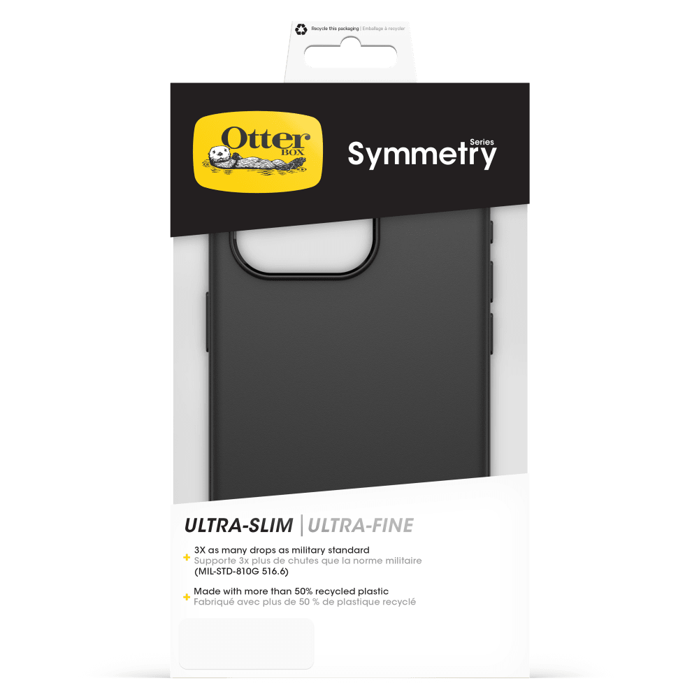 Wholesale cell phone accessory OtterBox - Symmetry Case for Apple iPhone 15 Pro  - Black