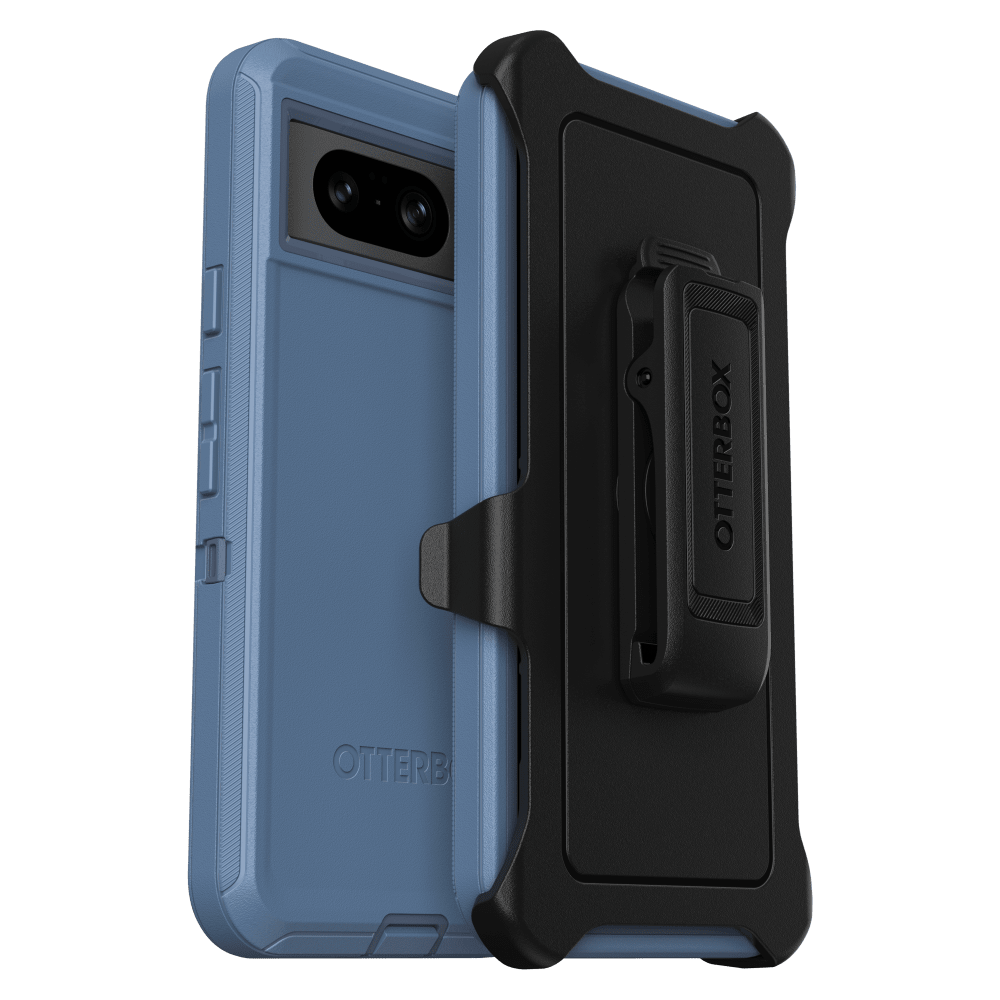 Wholesale cell phone accessory OtterBox - Defender Case for Google Pixel 8  - Baby Blue Jeans