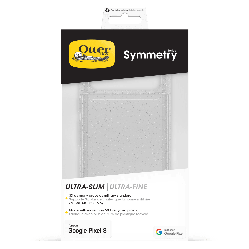 Wholesale cell phone accessory OtterBox - Symmetry Clear Case for Google Pixel 8  - Stardust