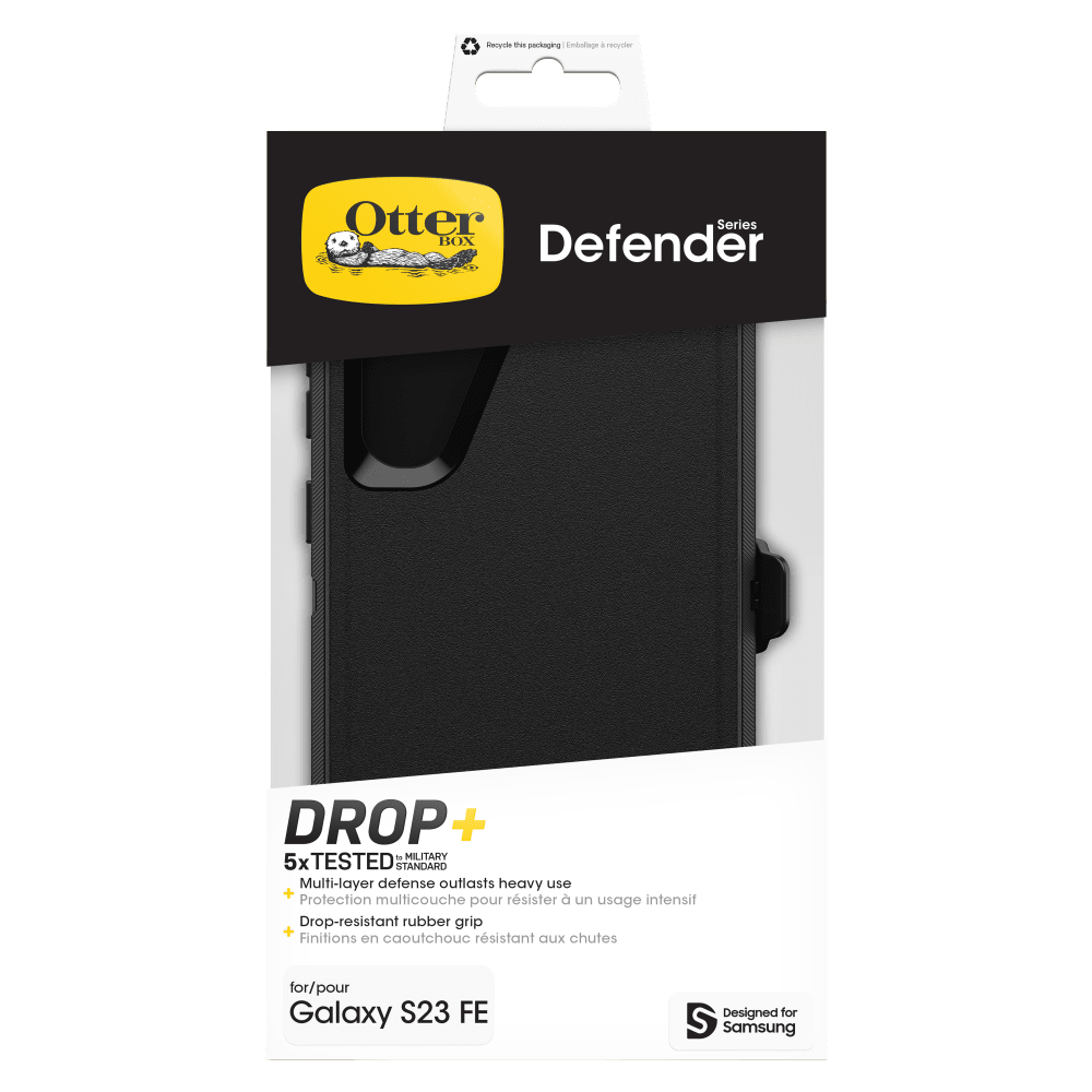 Wholesale cell phone accessory OtterBox - Defender Pro Case for Samsung Galaxy S23 FE  - Black