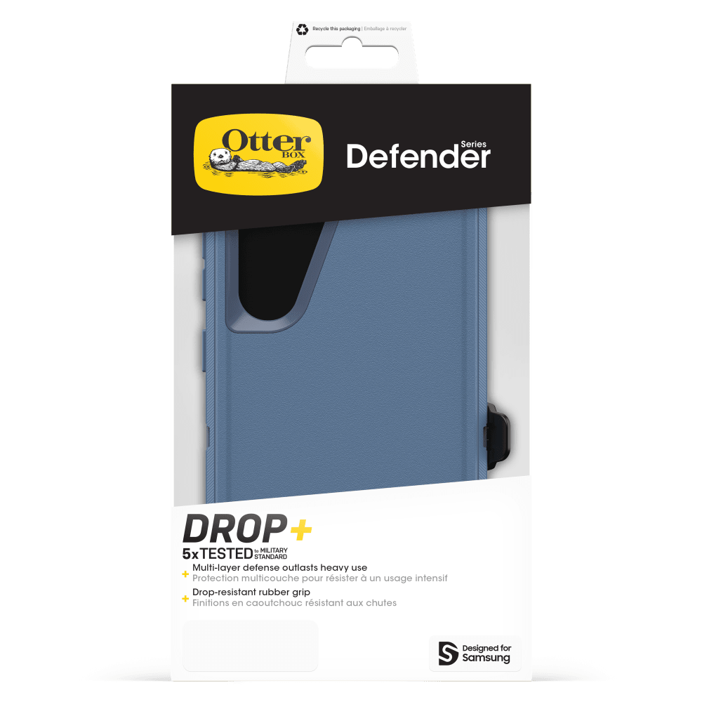 Wholesale cell phone accessory OtterBox - Defender Case for Samsung Galaxy S24  - Blue Suede