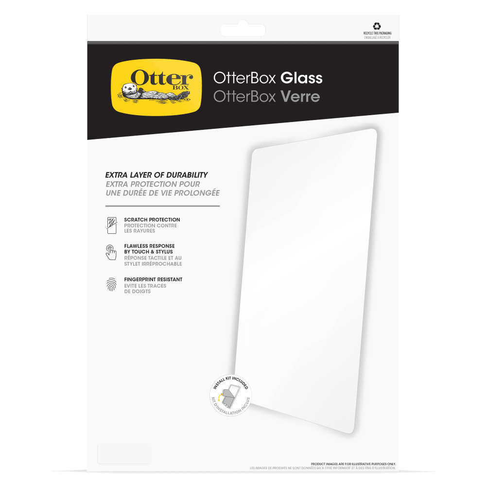 Wholesale cell phone accessory OtterBox - Glass Screen Protector for Apple iPad Air 13 - Clear