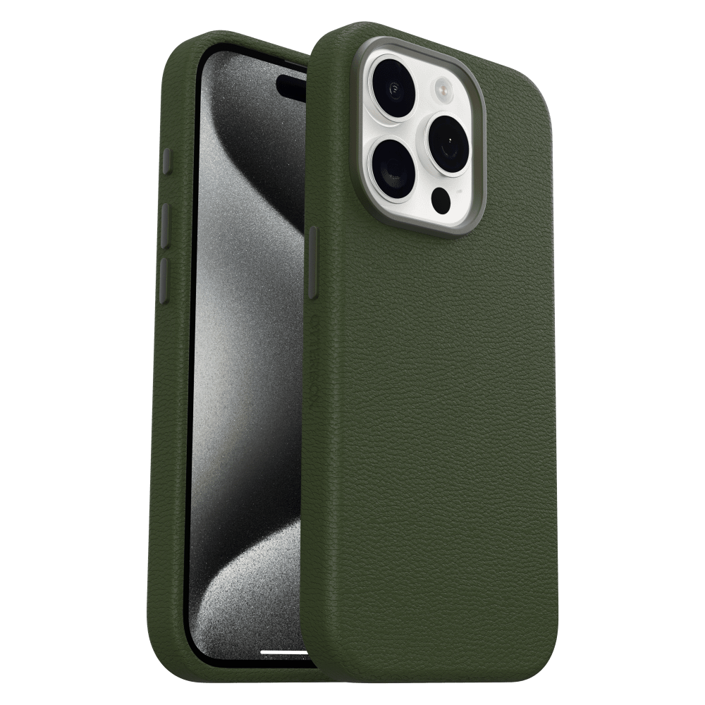 Wholesale cell phone accessory OtterBox - Symmetry Cactus Leather Case for Apple iPhone 15