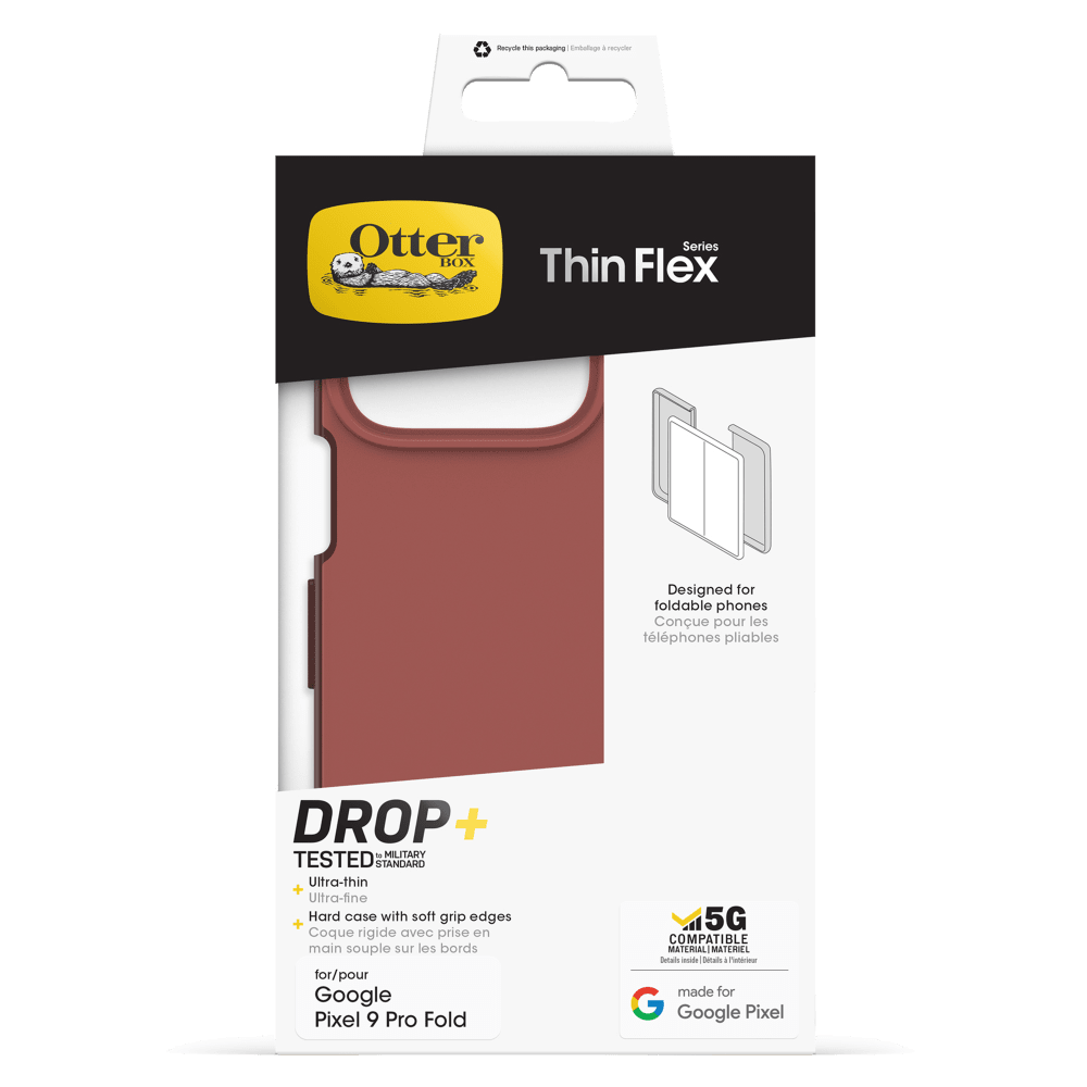 Wholesale cell phone accessory OtterBox - Thin Flex Case for Google Pixel 9 Pro Fold - Red