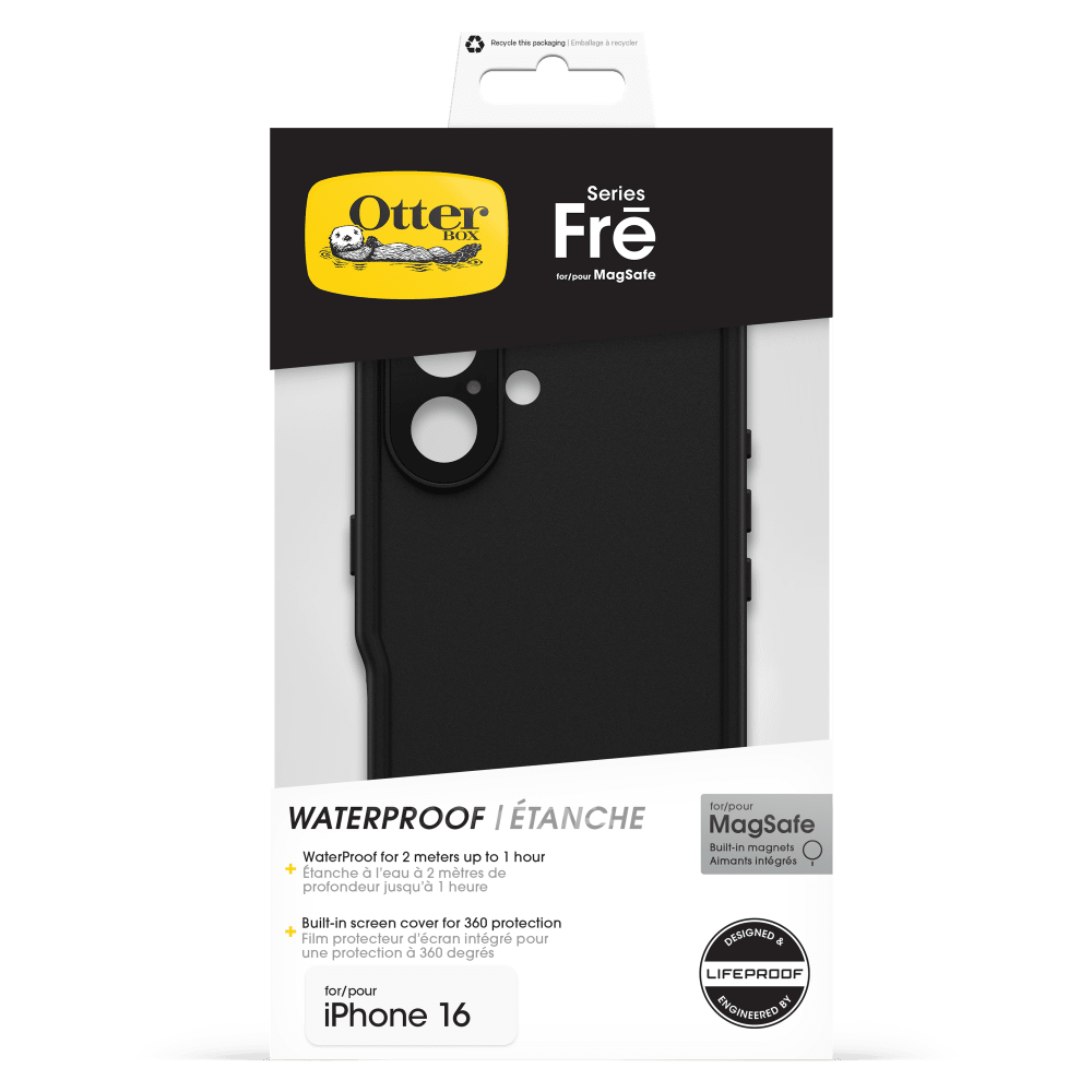 Wholesale cell phone accessory OtterBox - FRE MagSafe Case for Apple iPhone 16 - Black