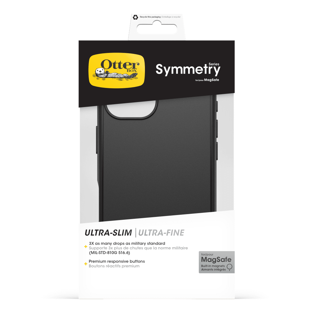 Wholesale cell phone accessory OtterBox - Symmetry MagSafe Case for Apple iPhone 16 - Black