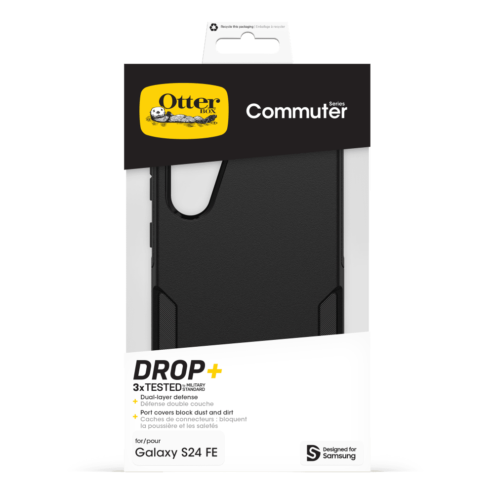 Wholesale cell phone accessory OtterBox - Commuter Case for Samsung Galaxy S24 FE - Black