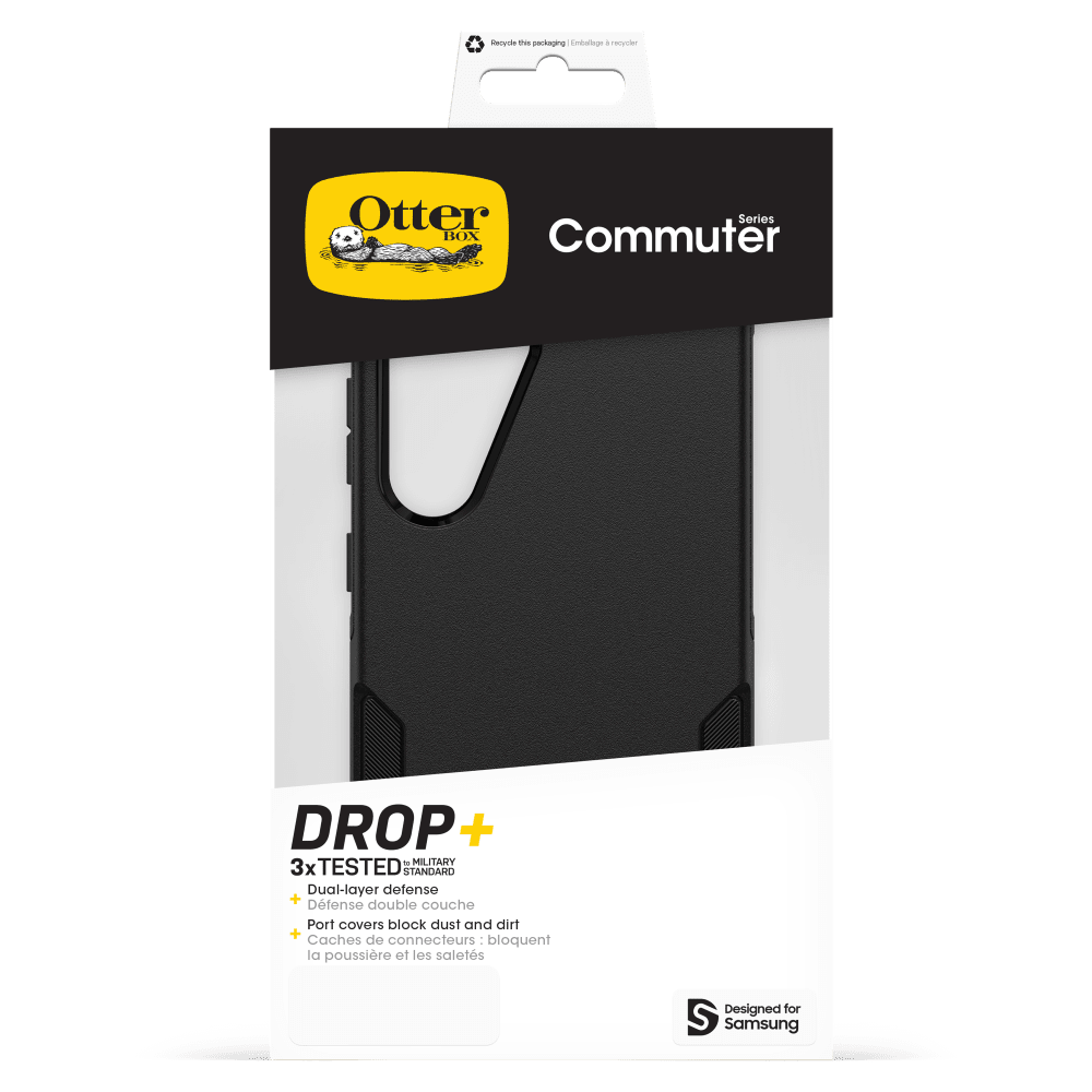 Wholesale cell phone accessory OtterBox - Commuter Case for Samsung Galaxy S25 - Black