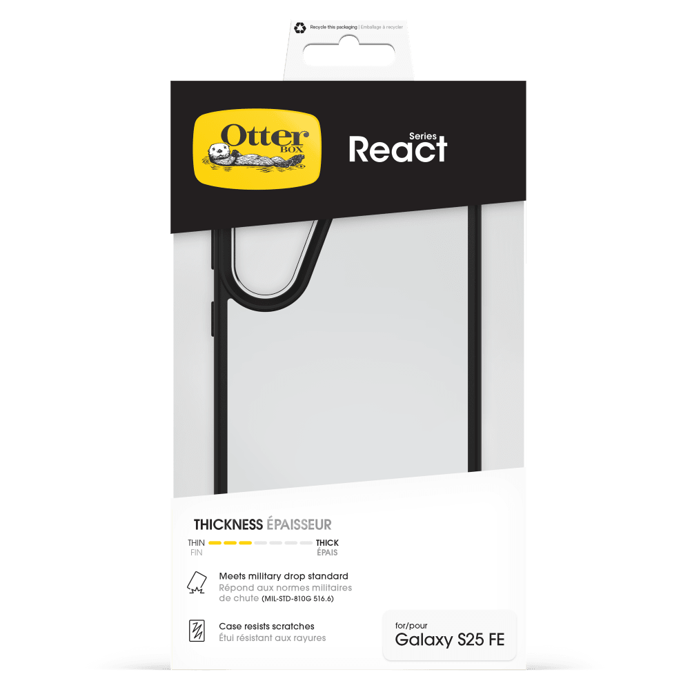 Wholesale cell phone accessory OtterBox - Profile Case for Samsung Galaxy S25 FE - Black Crystal